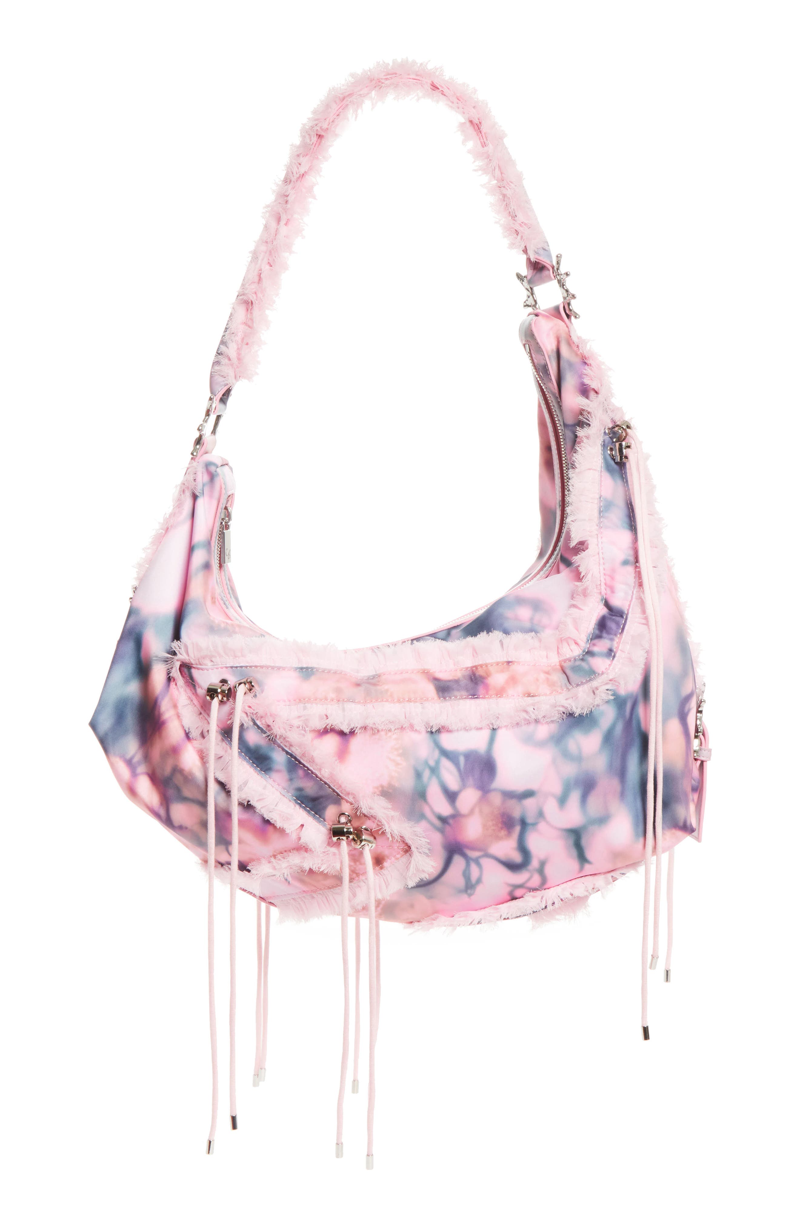 x Collina Strada Star Mushy Bag, Main, color, PINK BARBED FLORAL