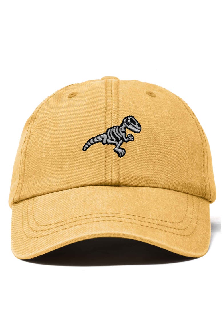 Fossil Embroidered Outdoor Hat, Main, color, Washed Gold