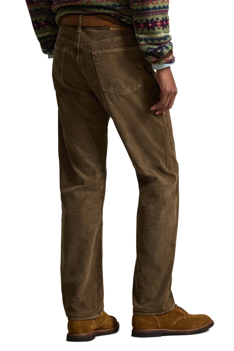 Straight Leg Corduroy Five Pocket Pants, Alternate, color, BROWN SOFT FADE
