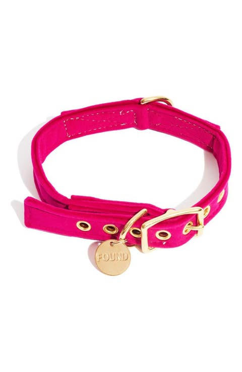 Red Velvet Dog Collar