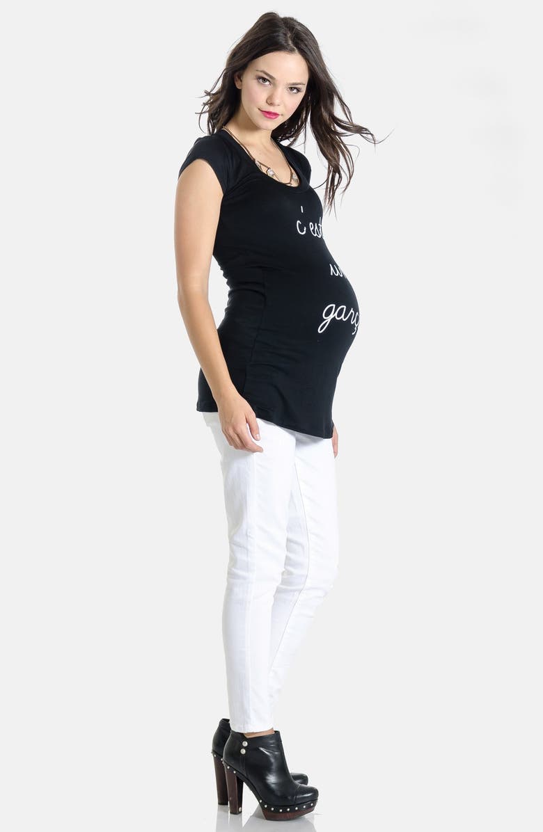 LILAC CLOTHING 'Frenchie - It's a Boy' Maternity Tee, Alternate, color, 