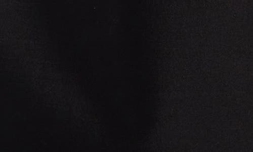 Shushu-tong Black Lapel Waist-cinching Straight Minidress In Black