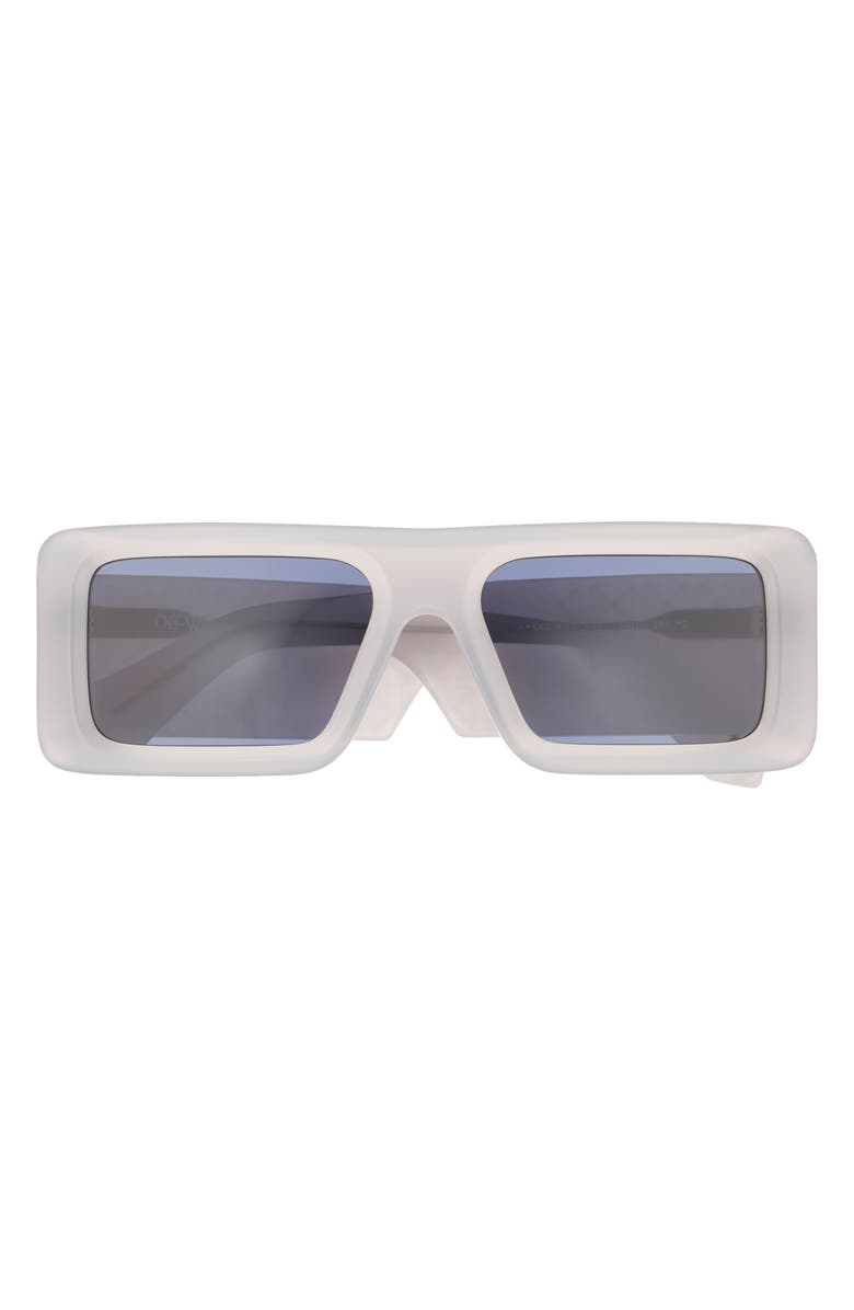 Off-White 54mm Troy Square Sunglasses, Main, color, Grey Blue