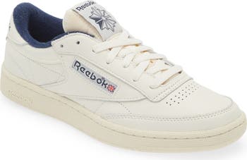 Reebok cream & navy club c 85 mu shoes online