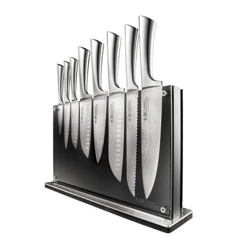 Damashiro® Nami 9-Piece knife block