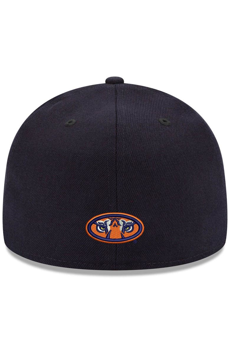 New Era Auburn Tigers Navy Blue 59Fifty Fitted Hat, Alternate, color, Navy