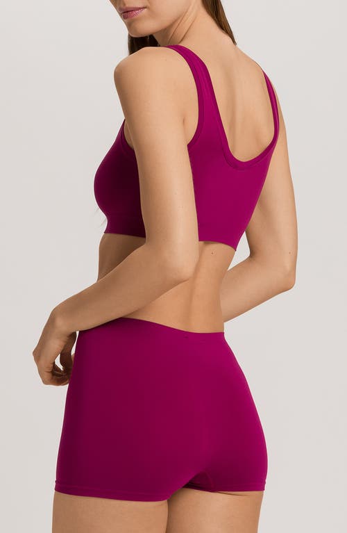 Hanro Touch Feeling Sports Bra In Purple