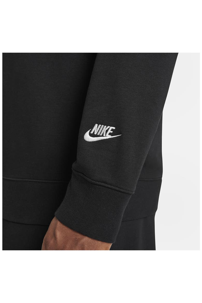 Sportswear Essentials+ Embroidered Swooshes Crewneck Sweatshirt, Alternate, color, BLACK