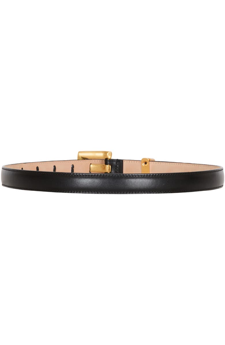 Balmain Anthem Belt 2Cm-Calfskin, Alternate, color, Black