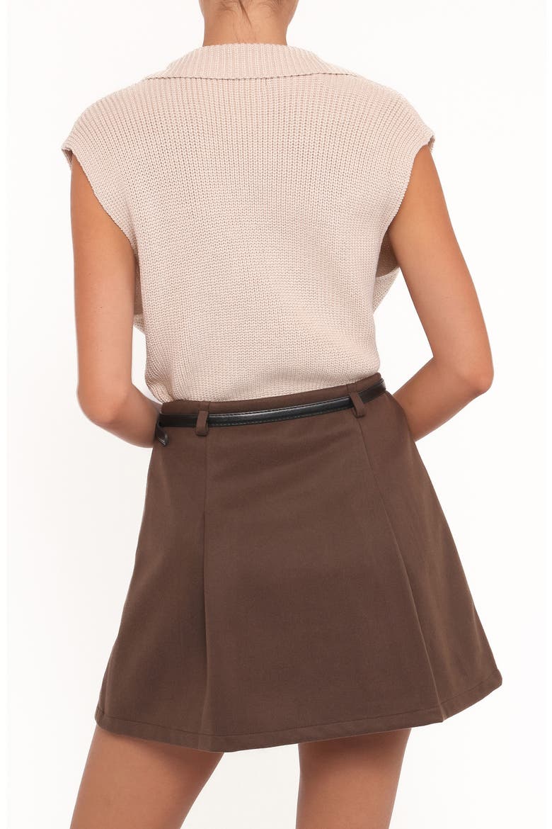Asha Deep V-Neck Sweater, Alternate, color, BEIGE