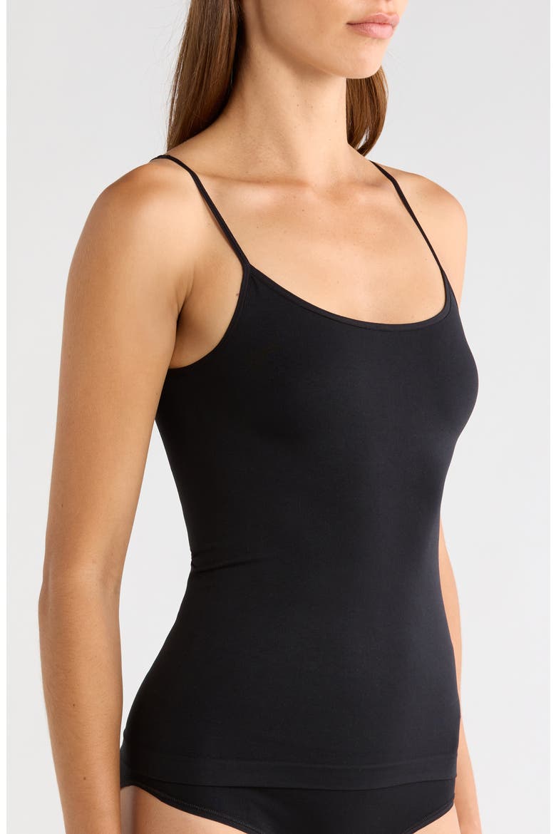 Seamless Assorted 2-Pack Layering Camisoles, Alternate, color, BLACK