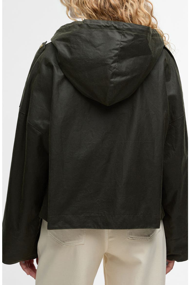 Ryedale Waxed Cotton Jacket, Alternate, color, ARCHIVE OLIVE/ ANCIENT TARTAN