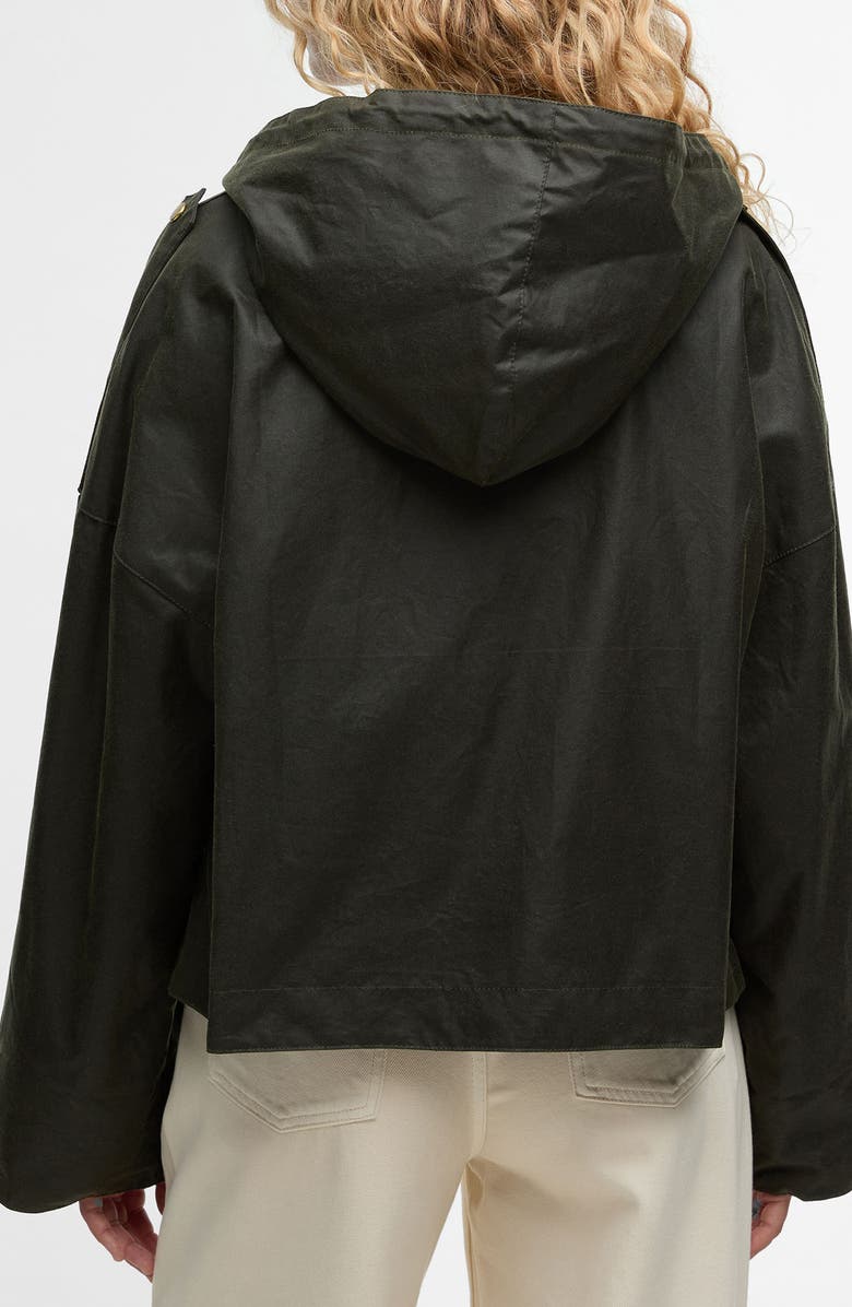 Barbour Ryedale Waxed Cotton Jacket, Alternate, color, Archive Olive/ Ancient Tartan