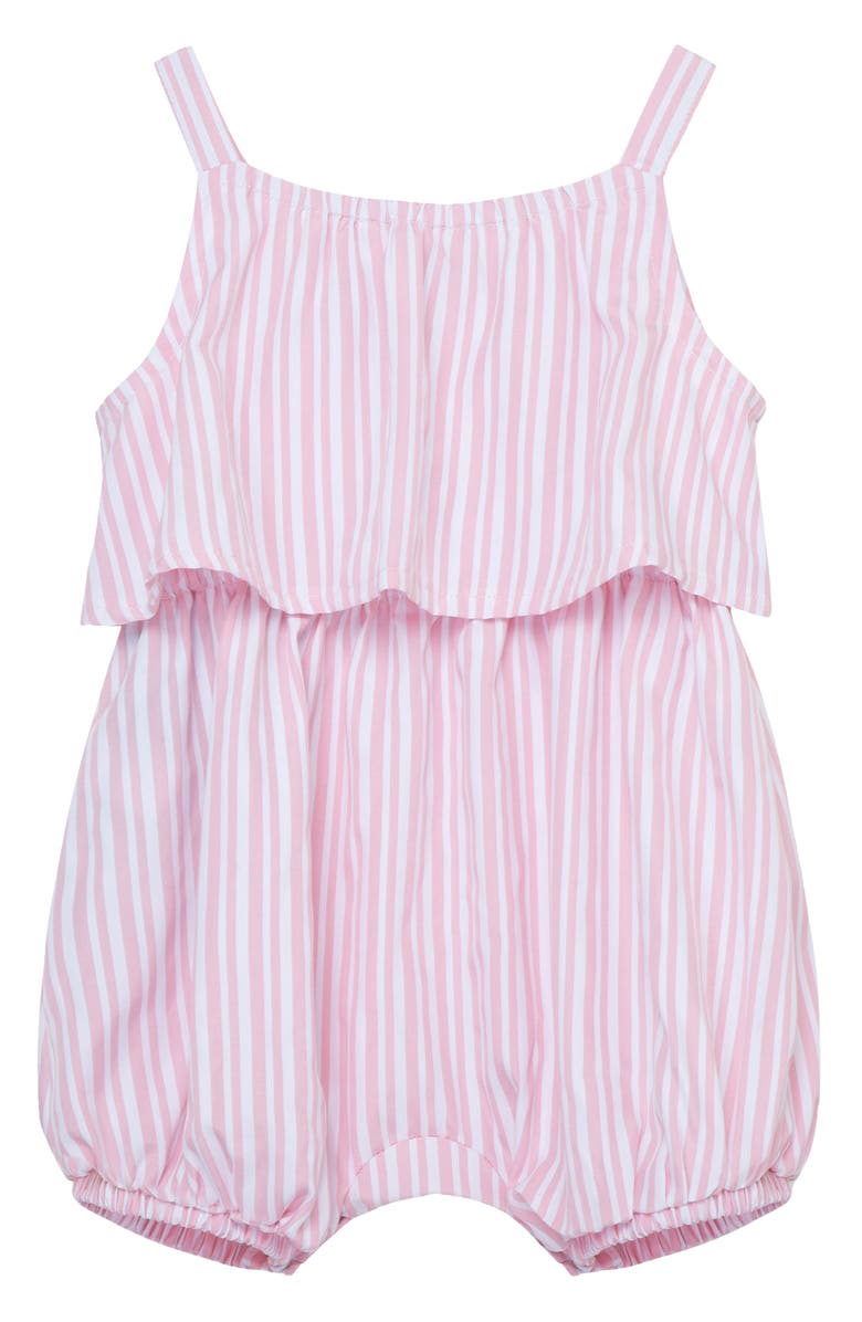 Habitual Kids Stripe Tie Front Bubble Romper, Alternate, color,