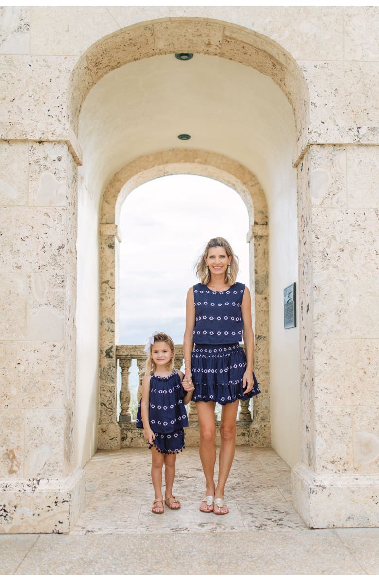 Mer St. Barth Maribel Cropped Tank and Skirt Set, Alternate, color,