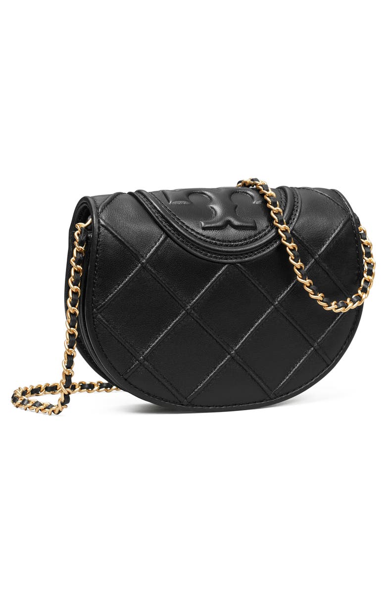 Mini Fleming Soft Quilted Leather Wallet on a Chain