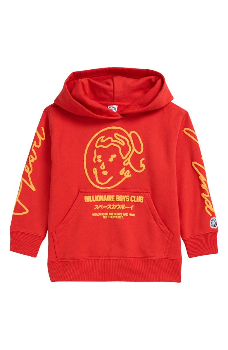 Billionaire Boys Club Kids
 Space Rodeo Cotton Graphic Hoodie, Main, color, 