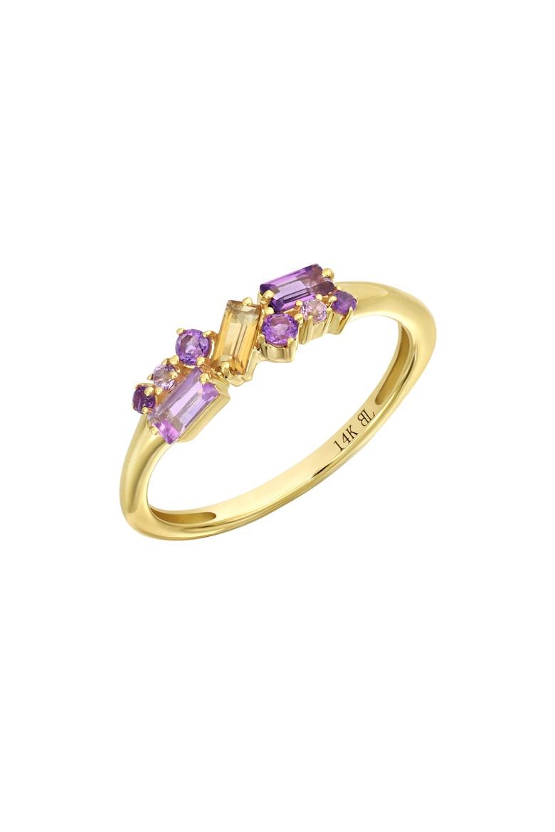 14K Yellow Gold Amethyst & Citrine Ring, Main, color, 14KY