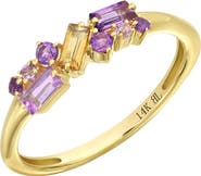 Bony Levy 14K Yellow Gold Amethyst & Citrine Ring