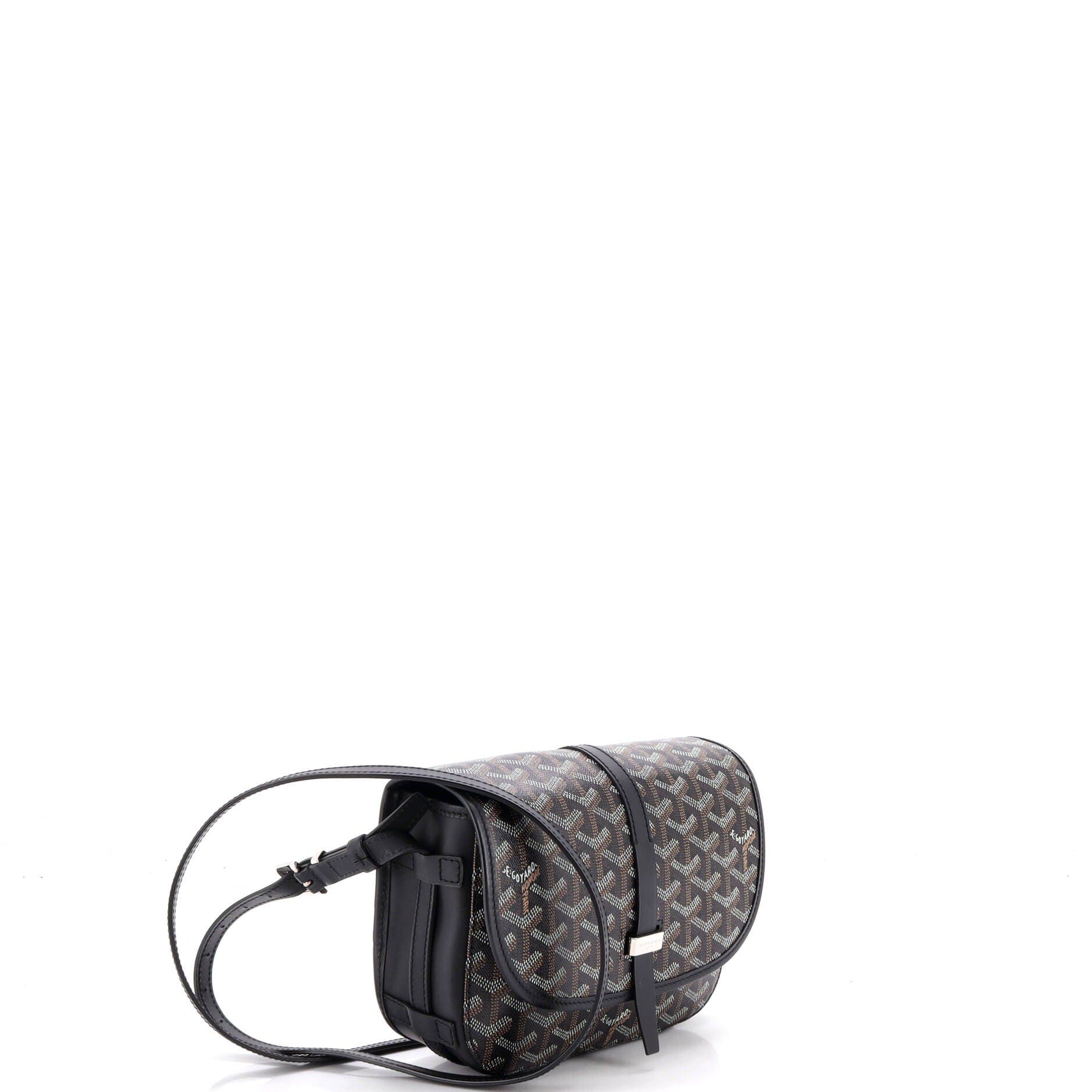 Belvedere II Messenger Bag Coated Canvas PM, Alternate, color, Black
