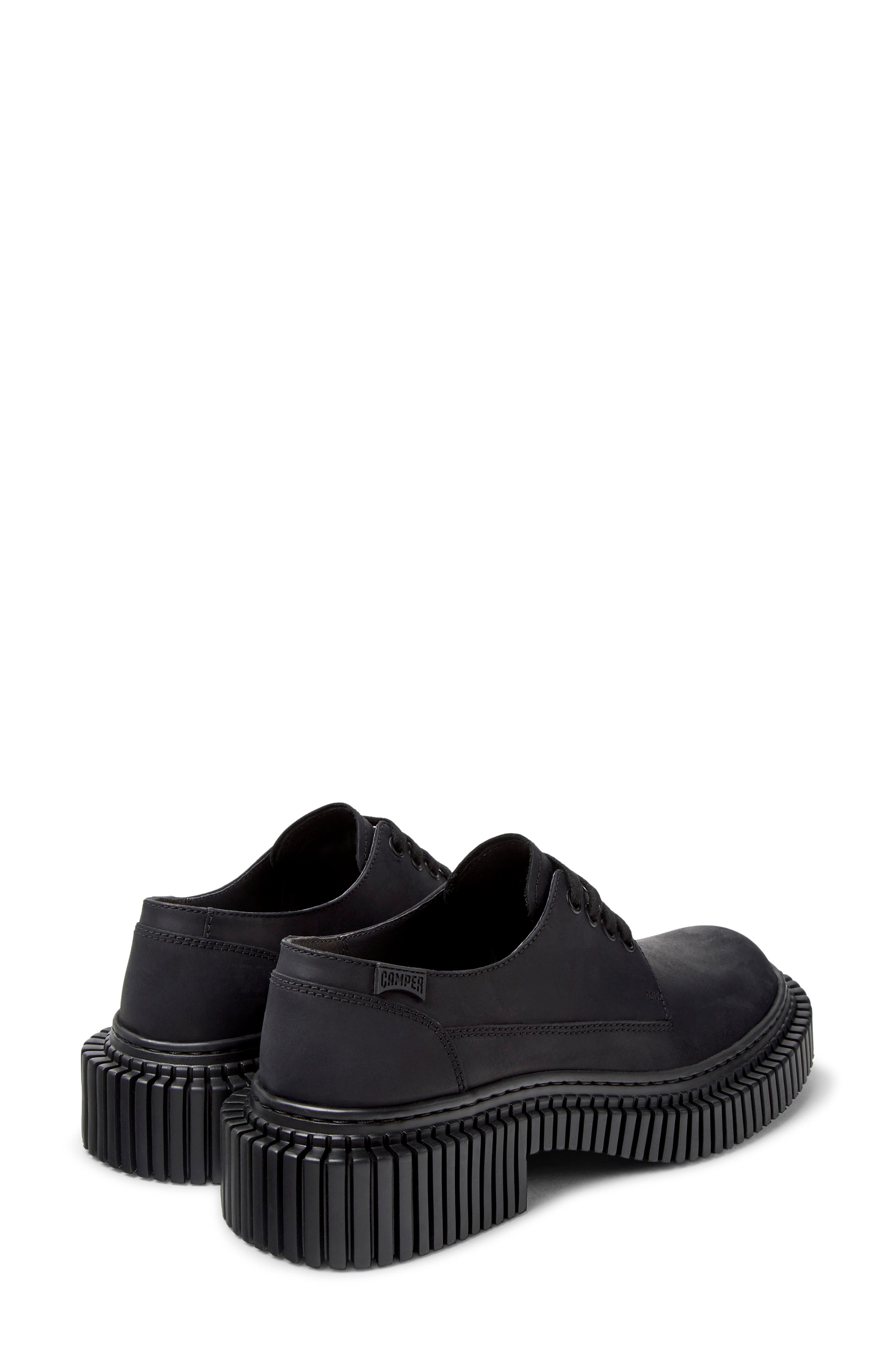 Pix Berlin Leather Derby, Alternate, color, BLACK