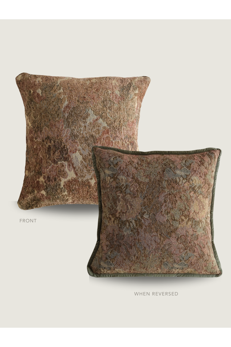 Sylvie Tapestry Pillow, Alternate, color, Beige