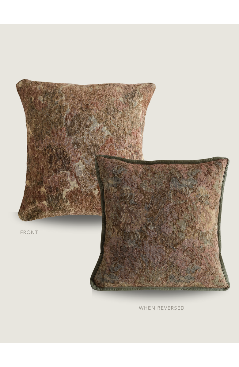 Twenty Third by Deanne Sylvie Tapestry Pillow, Alternate, color, Beige