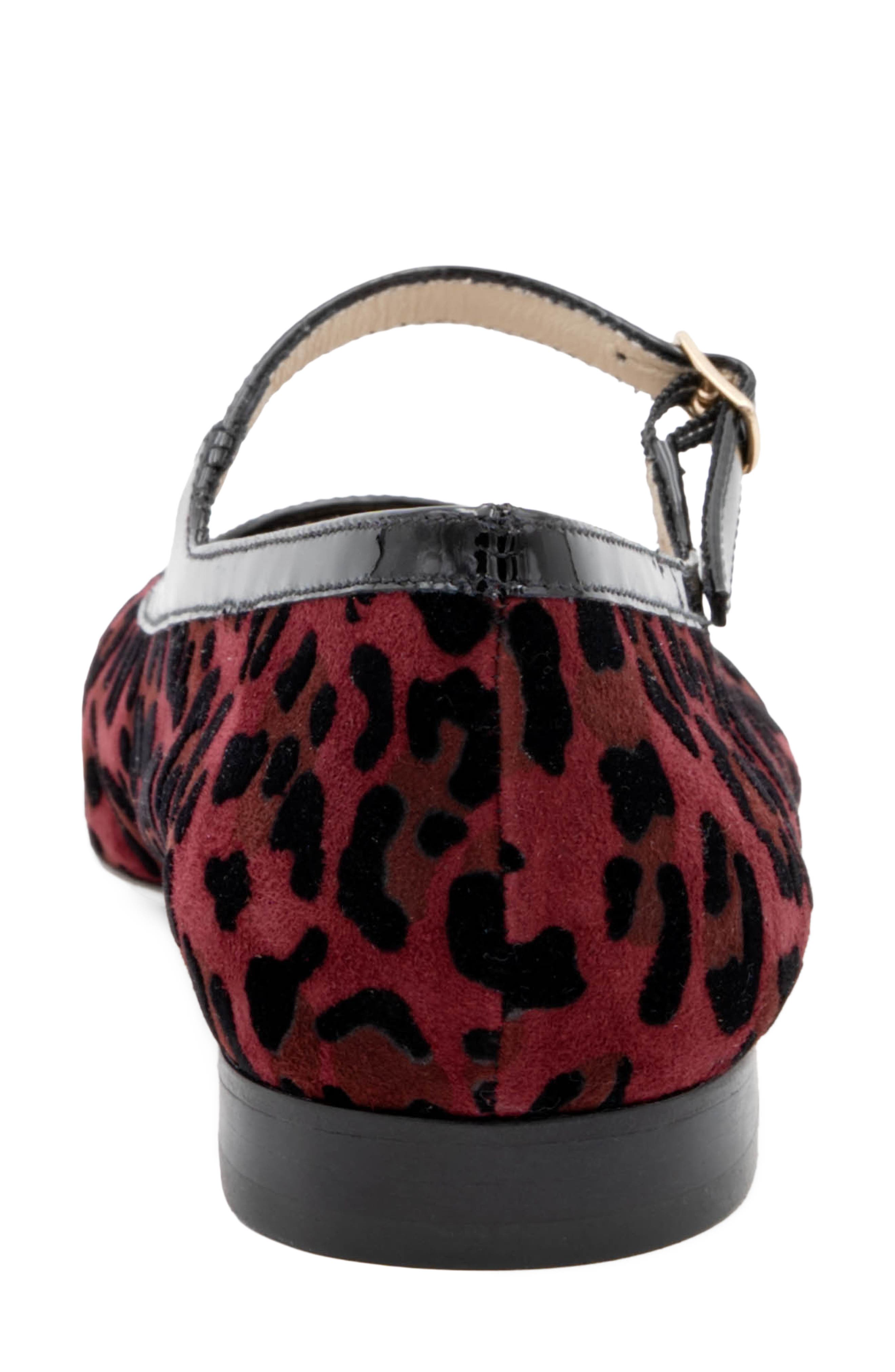 Galba Mary Jane Flat, Alternate, color, WINE KITO