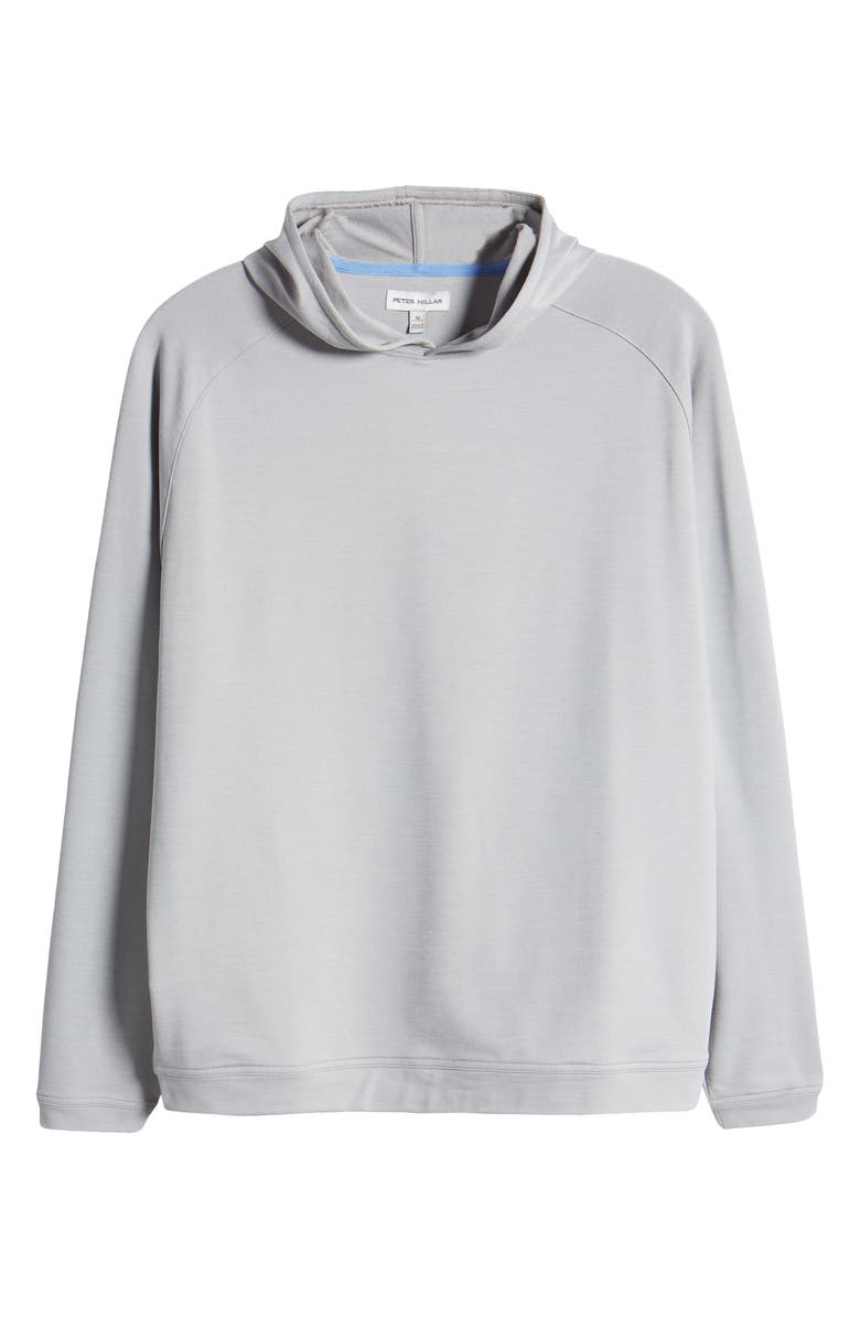 Peter Millar Pine Performance Hoodie, Alternate, color, Gale Grey