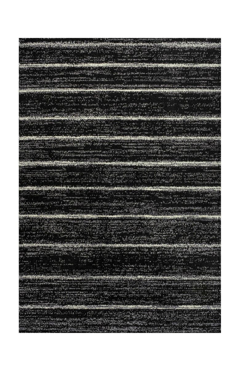 JONATHAN Y Williamsburg Minimalist Stripe Area Rug, Main, color, Black/Cream