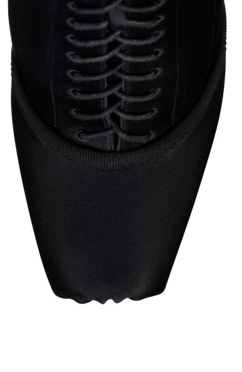 Christian Louboutin Cassia Pavlova Lace-up Bootie In Black