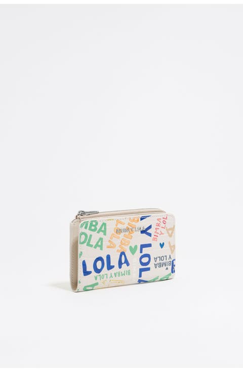 Bimba Logo Print Compact Purse
