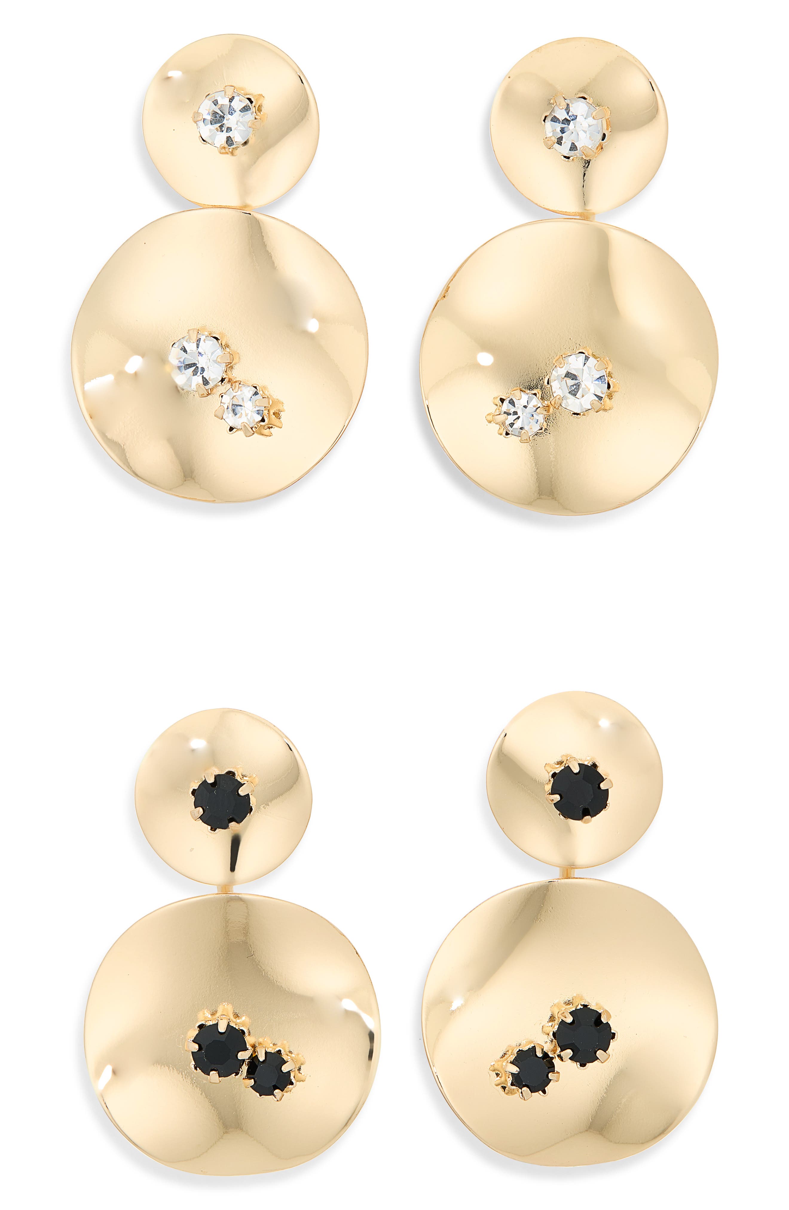 Set of 2 Drop Earrings