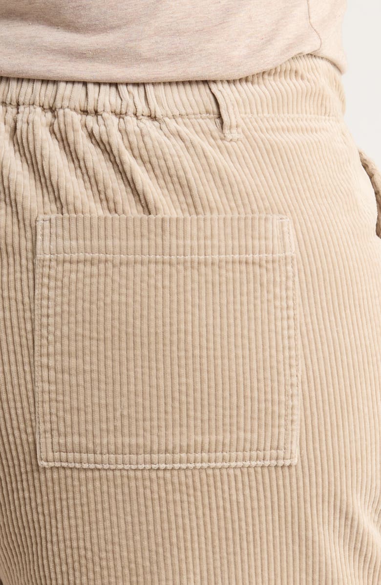 Seasalt Cornwall Asphodel Crop Wide Leg Corduroy Pants, Alternate, color, Birch