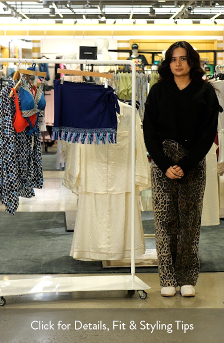 Fringe Cover-Up Miniskirt, sales video thumbnail