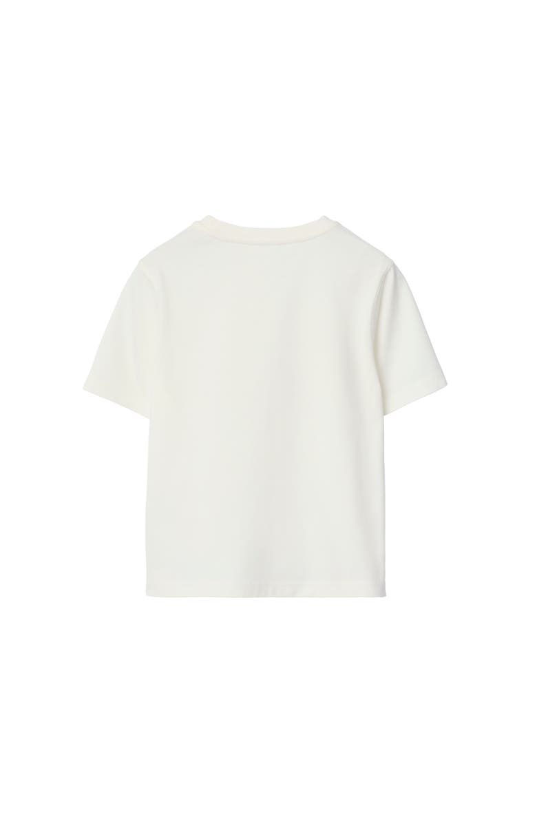 Burberry Watercolour EKD Cotton T-shirt, Alternate, color, Chalk White