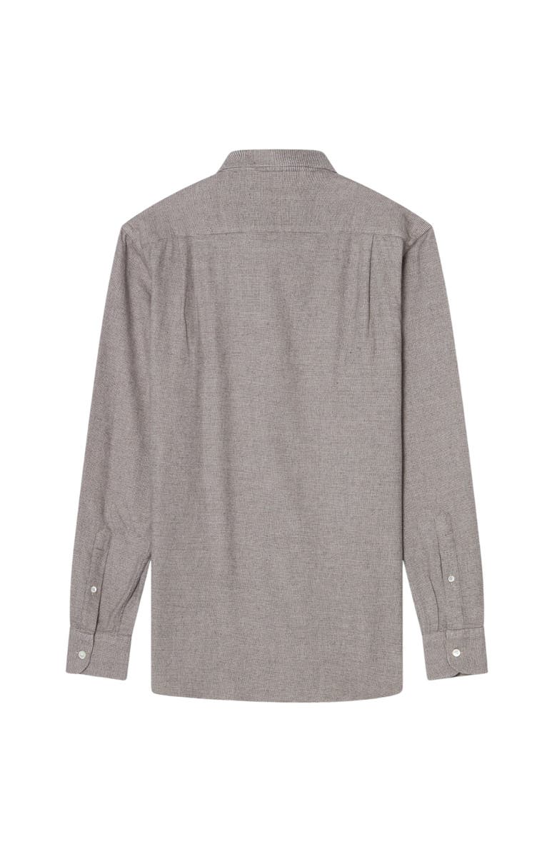 Robert Talbott Morgan Workshirt Luxe Flannel Micro Check Shirt, Alternate, color, Flax