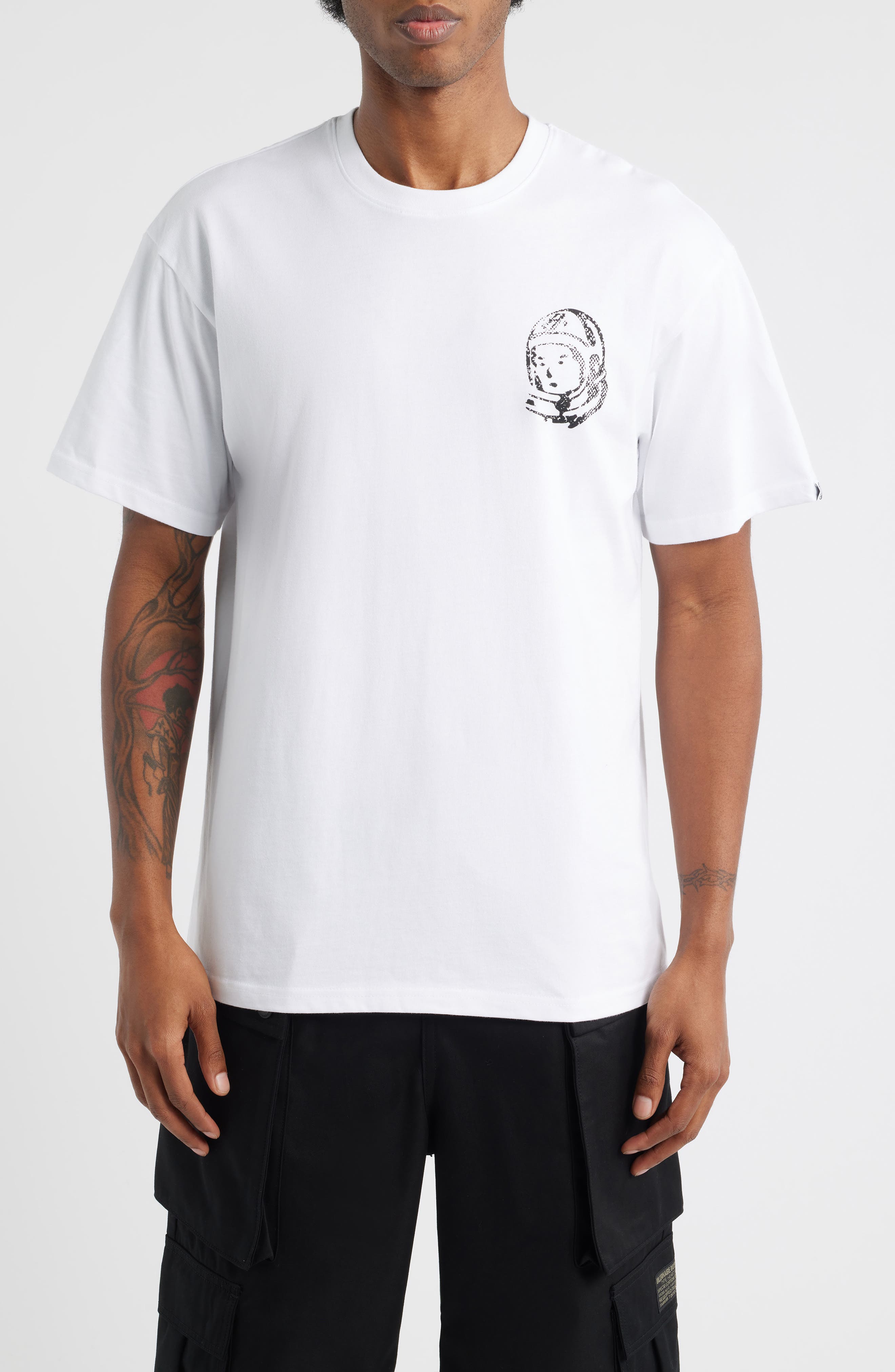 Billionaire Boys Club BB World Helmet Head Cotton Graphic T-Shirt