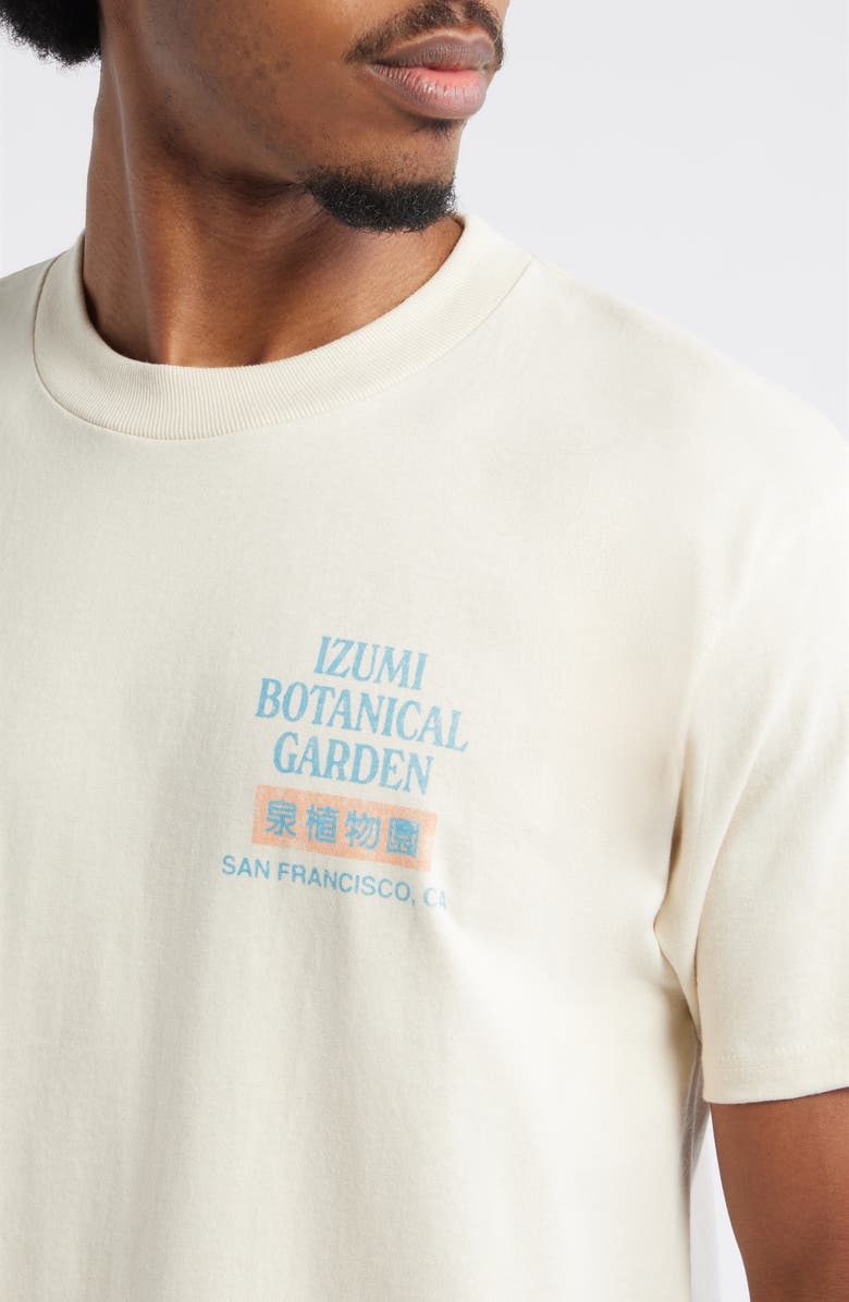 Club Vintage Izumi Botanical Garden Graphic T-Shirt, Alternate, color, Natural