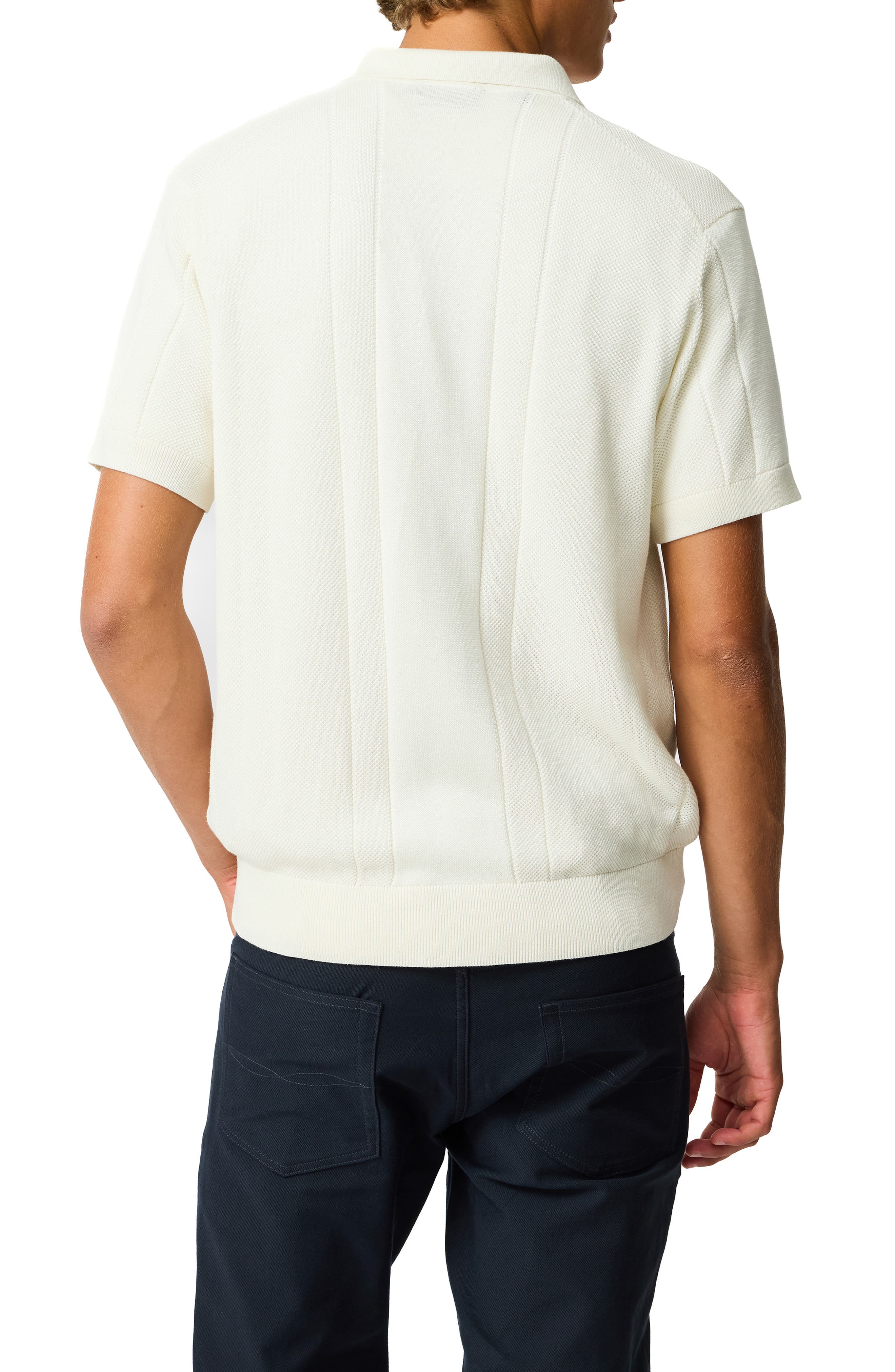 Rodd & Gunn Cobb River Short Sleeve Knit Button-Up Shirt — фото 2