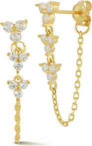 GLAZE JEWELRY Cluster Front/Back Earrings