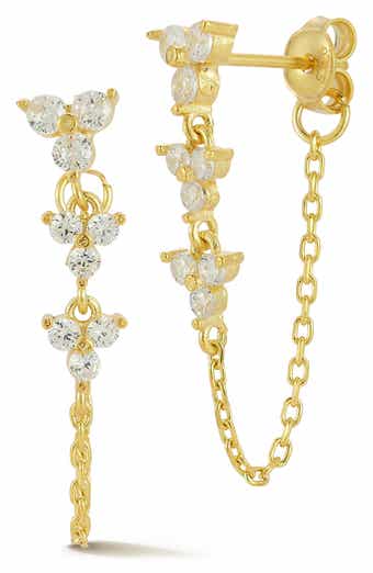 Cluster Front/Back Earrings