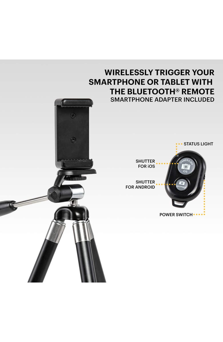 Kodak PhotoGear 42-inch Camera Tripod, Alternate, color, Silver