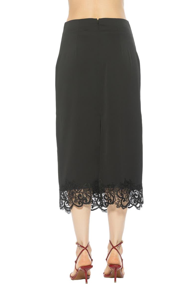 Ashen Midi Skirt, Alternate, color, BLACK
