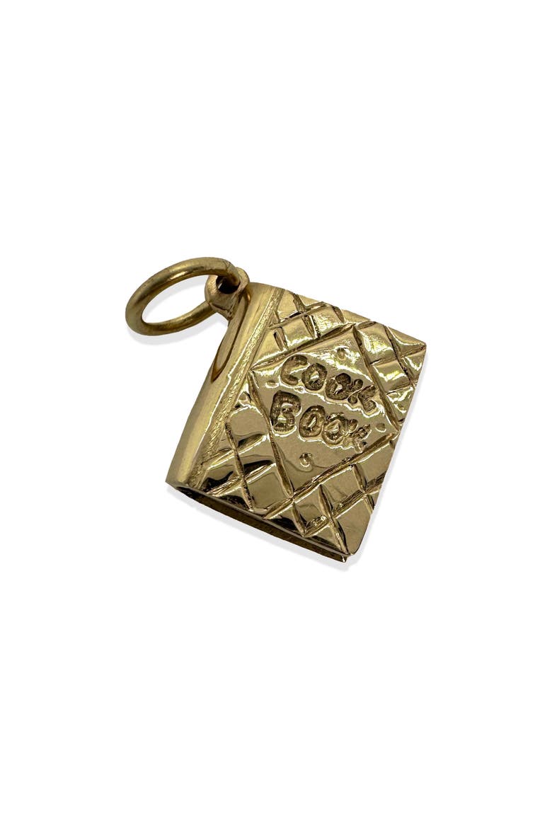 Cookbook Charm, Main, color, GOLD