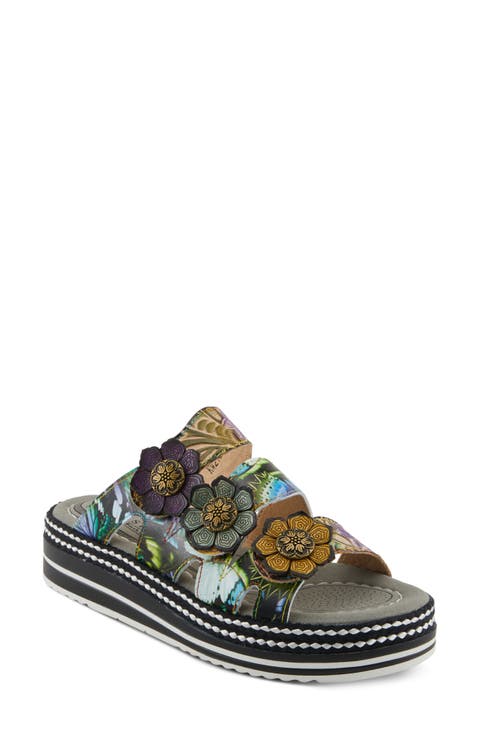 Naomi Platform Slide Sandal (Women)