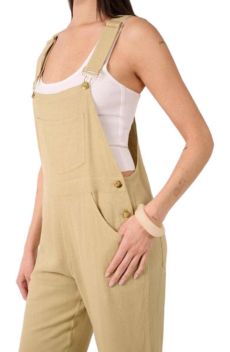 WeWoreWhat Basic Overall, Alternate, color, Oat