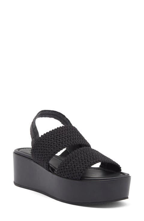 Cassie Platform Wedge Slingback Sandal (Women)