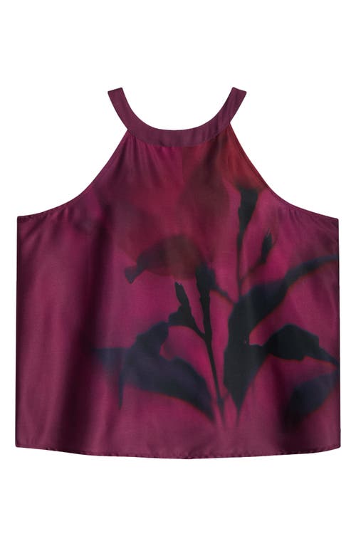 Vince Camuto Print Sleeveless Top In Pink