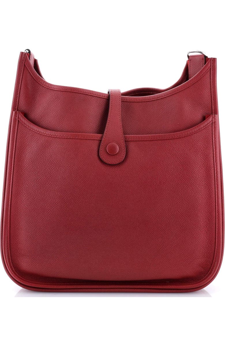 Pre-Owned Hermes Evelyne Bag Gen III Epsom PM, Alternate, color, Rouge Grenat